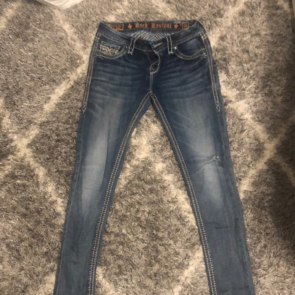Rock revival skinny jeans